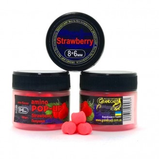 Amino POP-UPs one-flavor STRAWBERRY (ПОЛУНИЦЯ) 8•6 мм